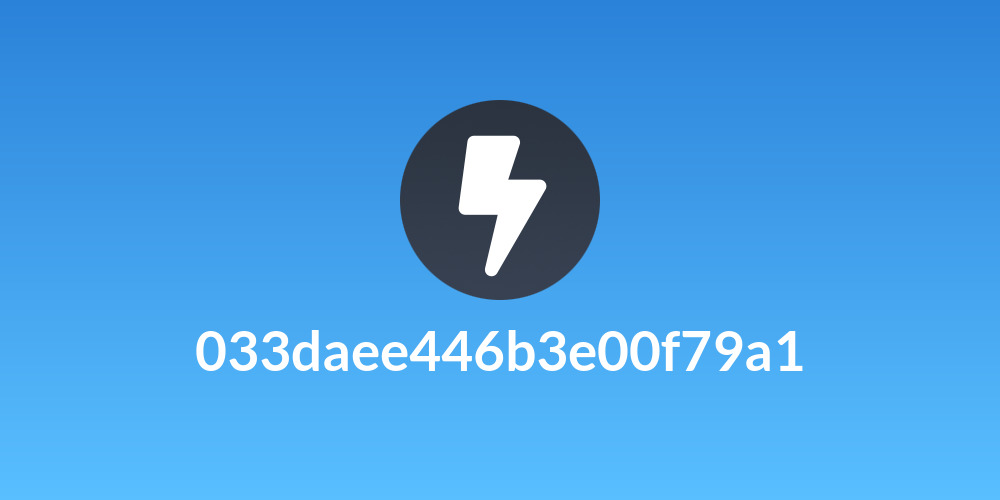 033daee446b3e00f79a1