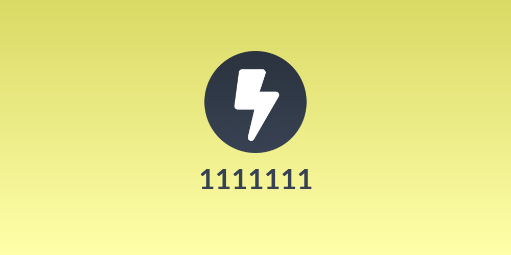 1111111