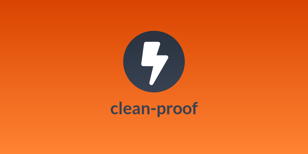 clean-proof