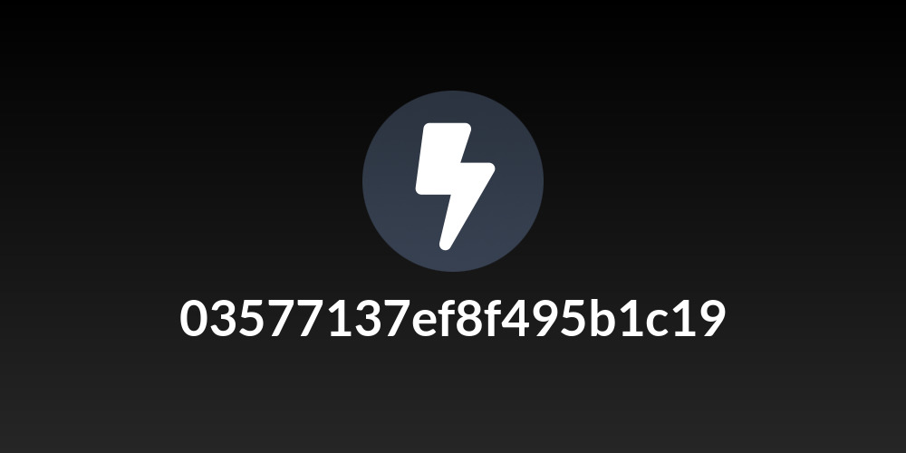 03577137ef8f495b1c19