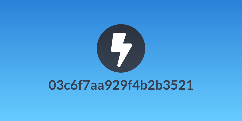 03c6f7aa929f4b2b3521