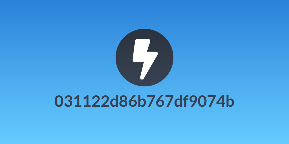 031122d86b767df9074b