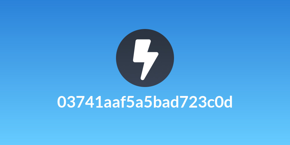 03741aaf5a5bad723c0d