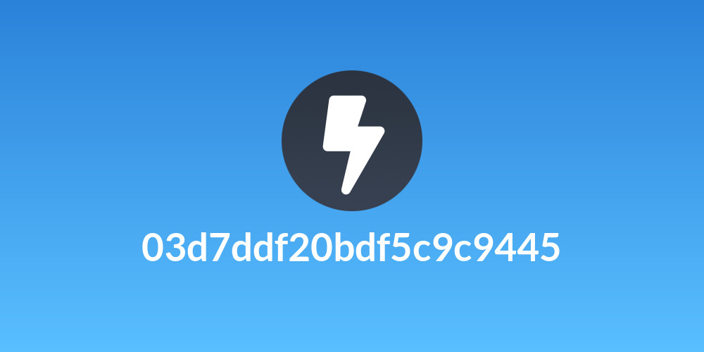 03d7ddf20bdf5c9c9445