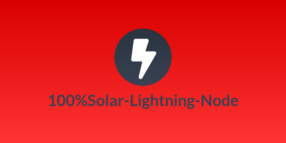 100%Solar-Lightning-Node