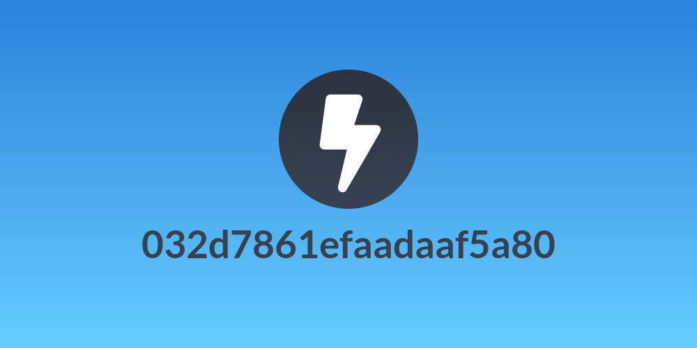 032d7861efaadaaf5a80