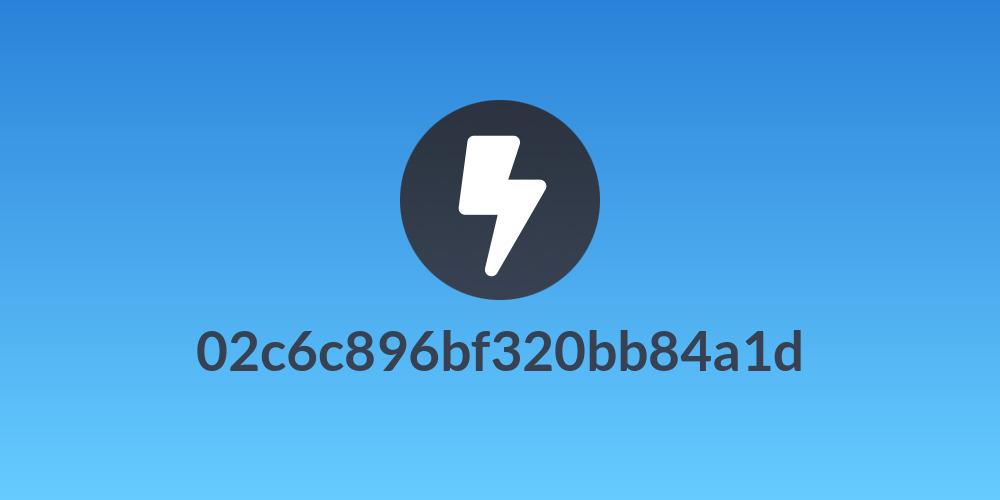 02c6c896bf320bb84a1d