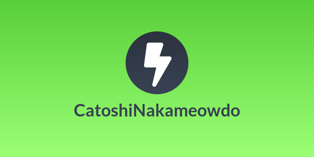 CatoshiNakameowdo