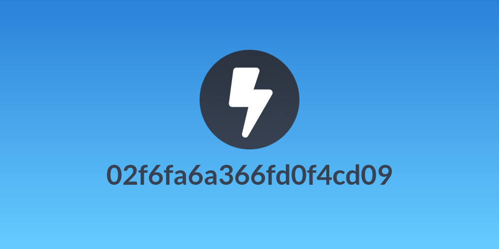 02f6fa6a366fd0f4cd09