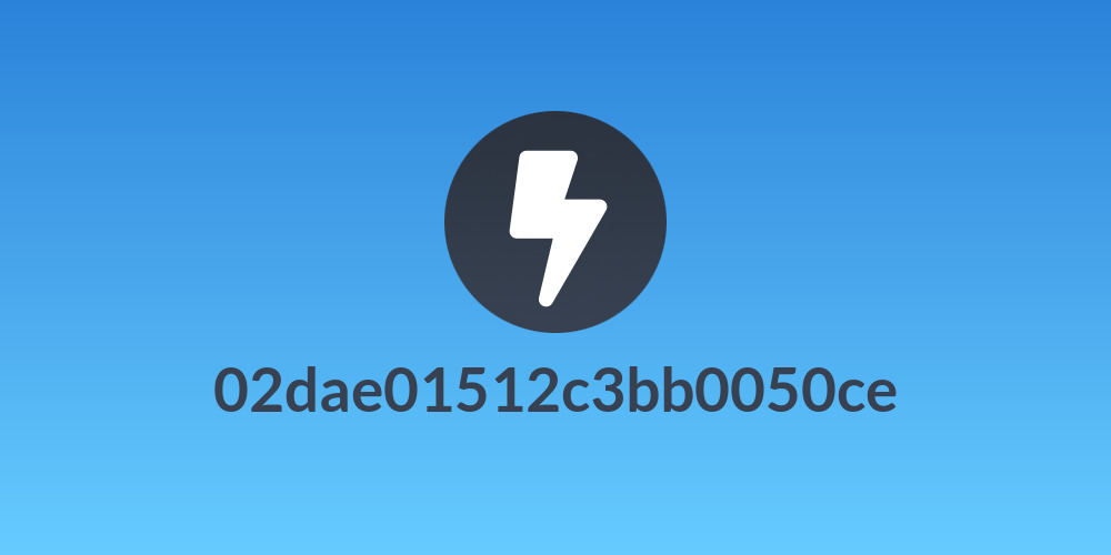 02dae01512c3bb0050ce