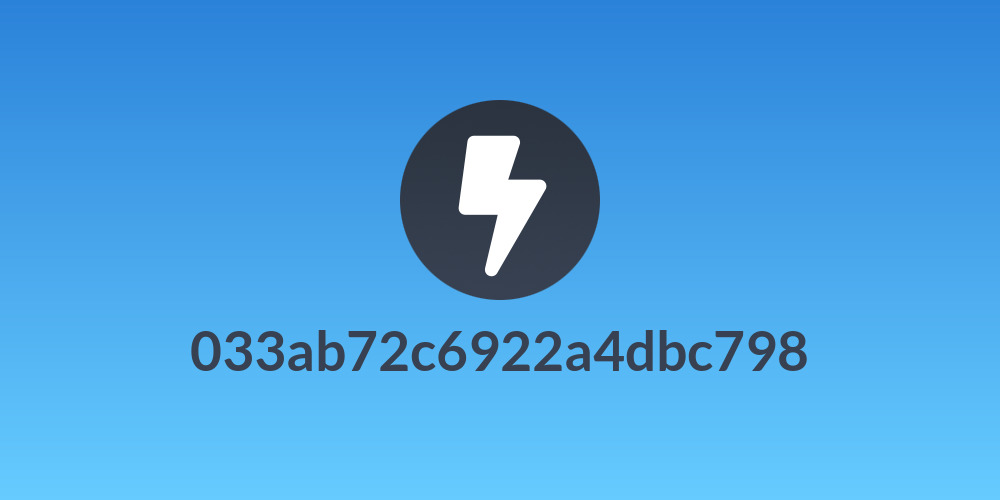 033ab72c6922a4dbc798
