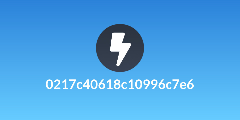 0217c40618c10996c7e6