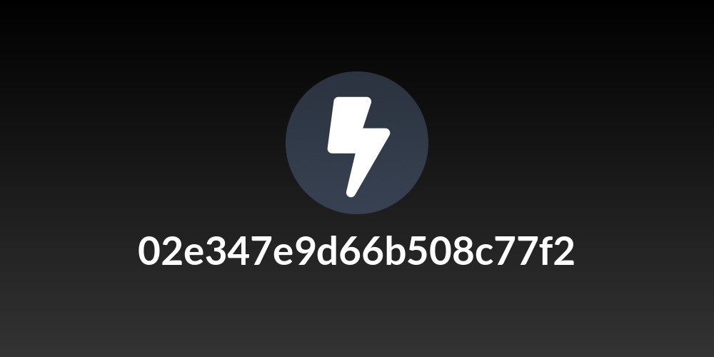 02e347e9d66b508c77f2