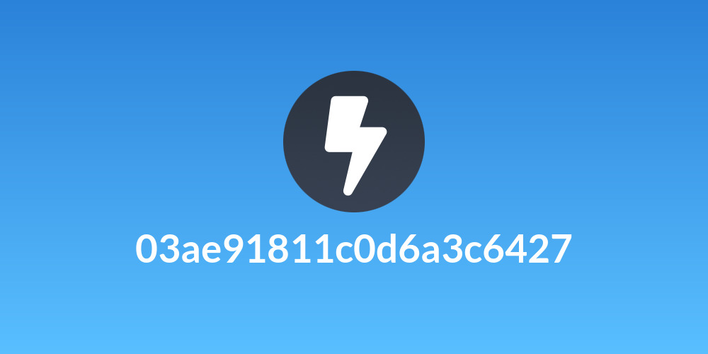 03ae91811c0d6a3c6427