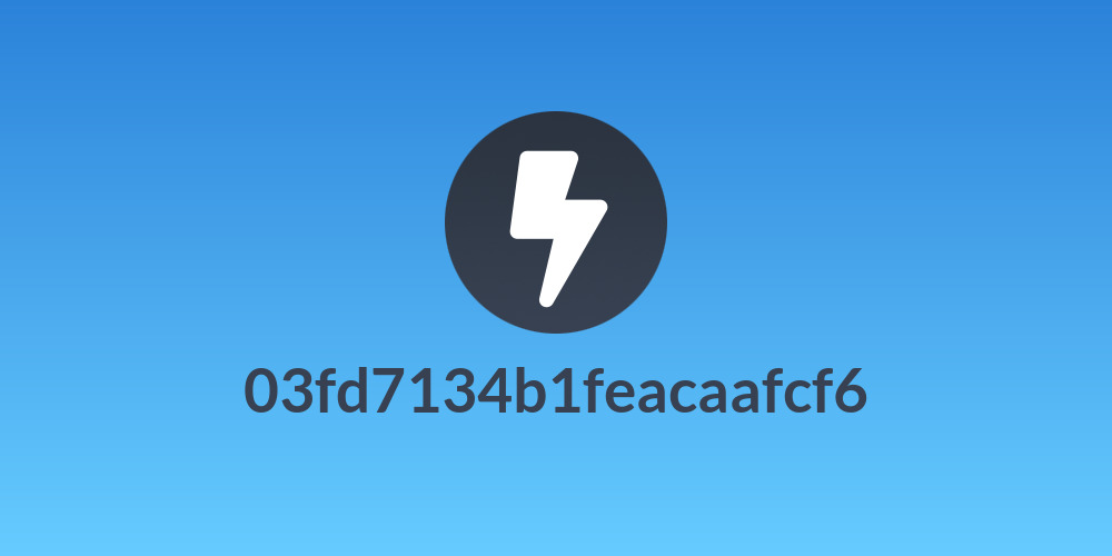 03fd7134b1feacaafcf6