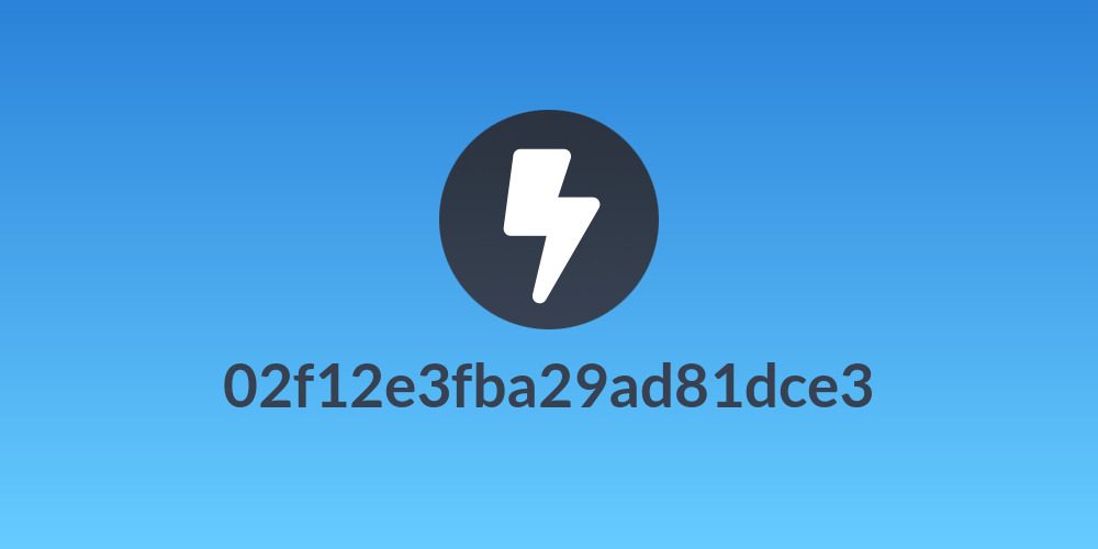 02f12e3fba29ad81dce3