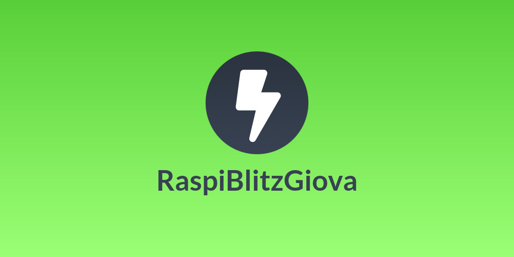 RaspiBlitzGiova