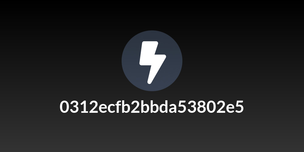 0312ecfb2bbda53802e5