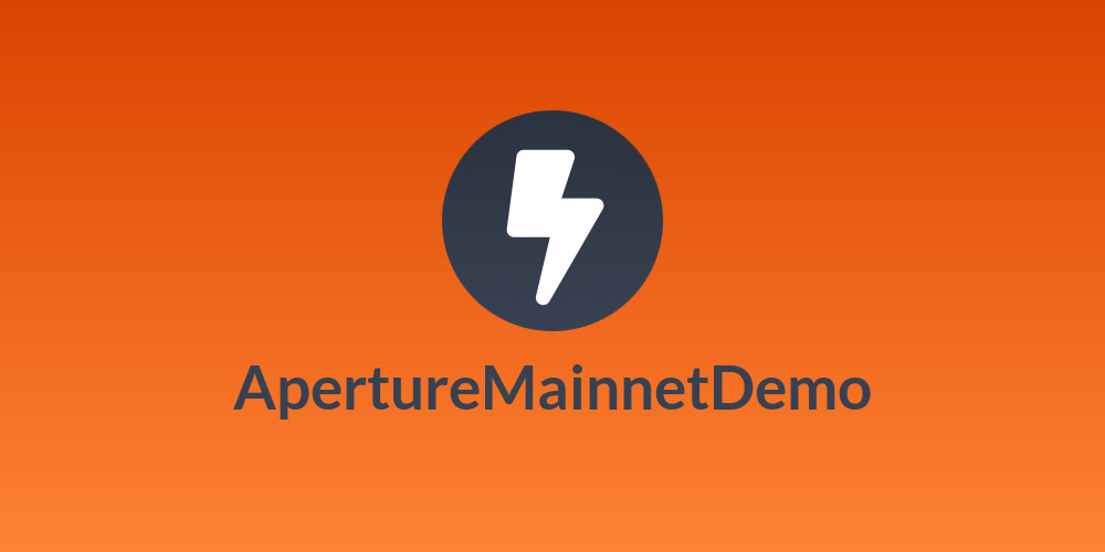 ApertureMainnetDemo