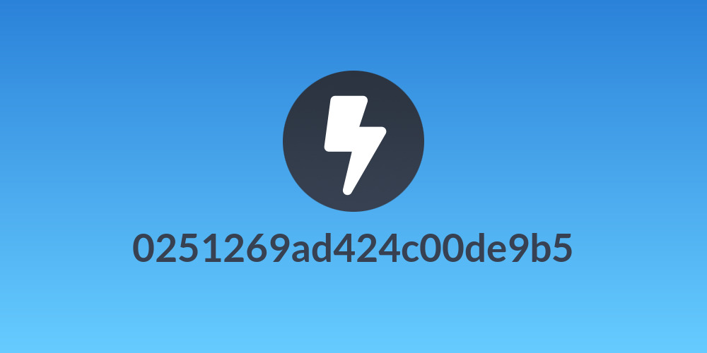 0251269ad424c00de9b5
