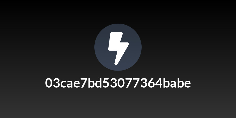 03cae7bd53077364babe