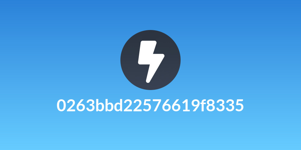 0263bbd22576619f8335