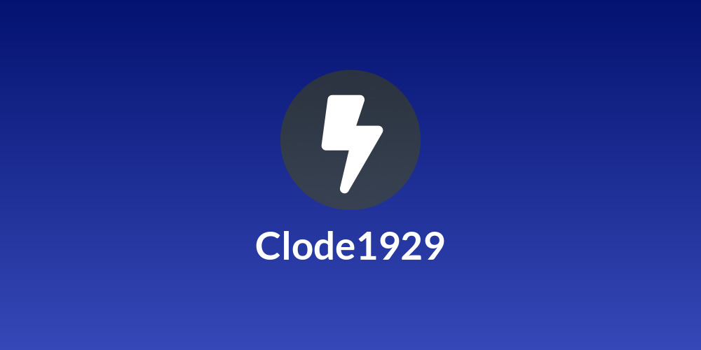 Clode1929