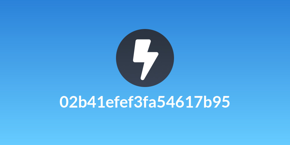 02b41efef3fa54617b95