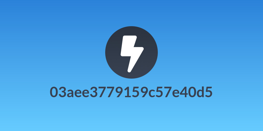 03aee3779159c57e40d5