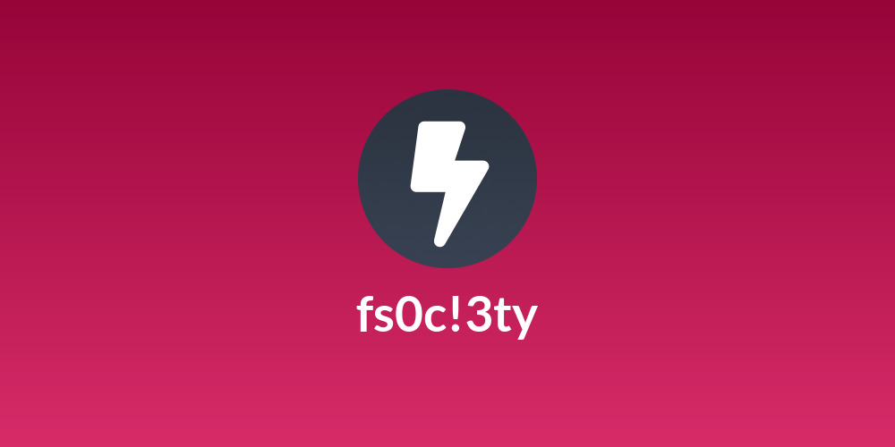 fs0c!3ty