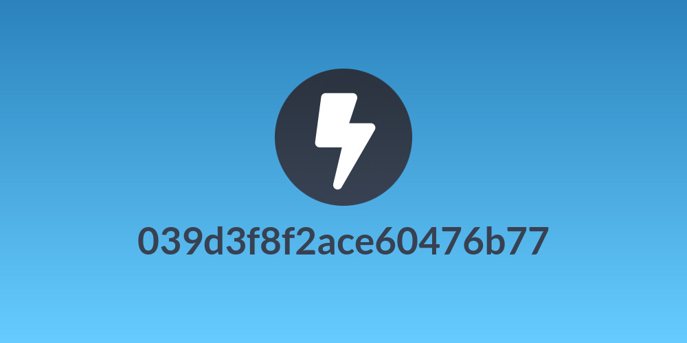 039d3f8f2ace60476b77