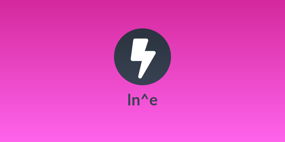 ln^e