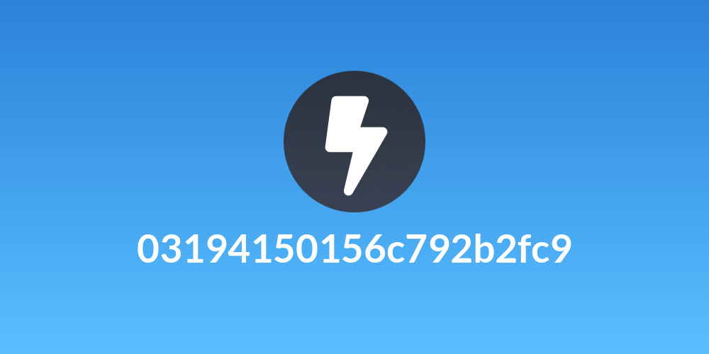 03194150156c792b2fc9