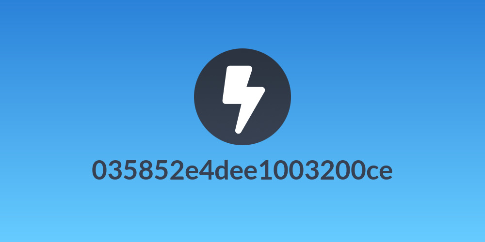 035852e4dee1003200ce