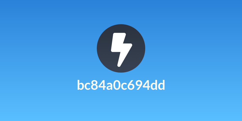 bc84a0c694dd