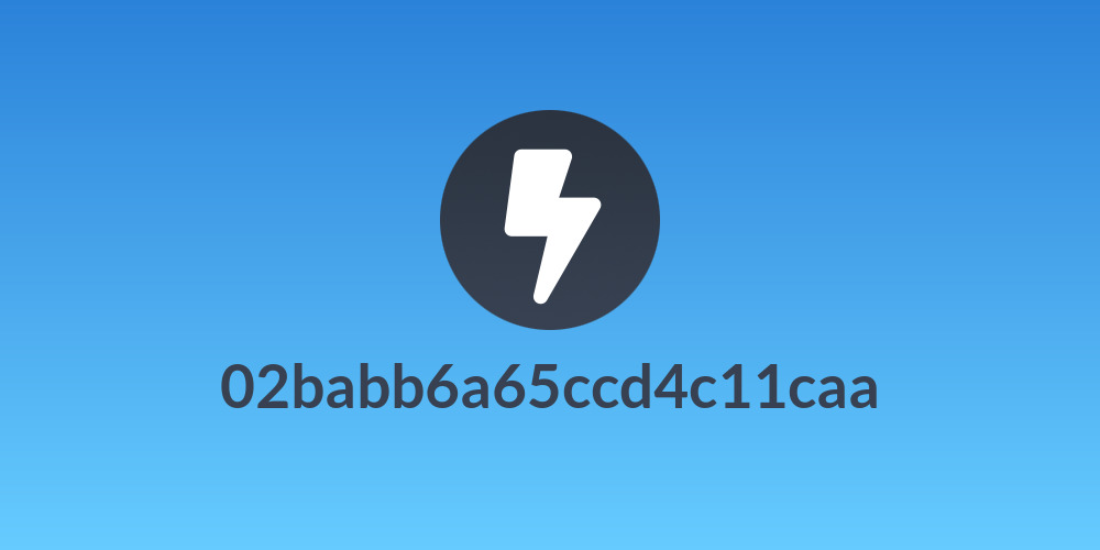 02babb6a65ccd4c11caa