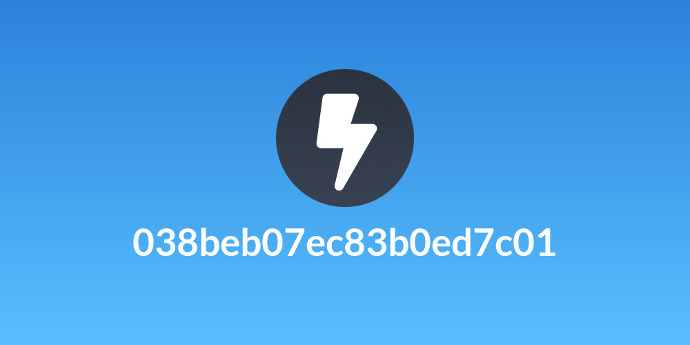 038beb07ec83b0ed7c01