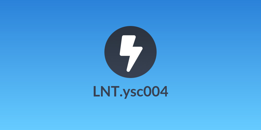 LNT.ysc004