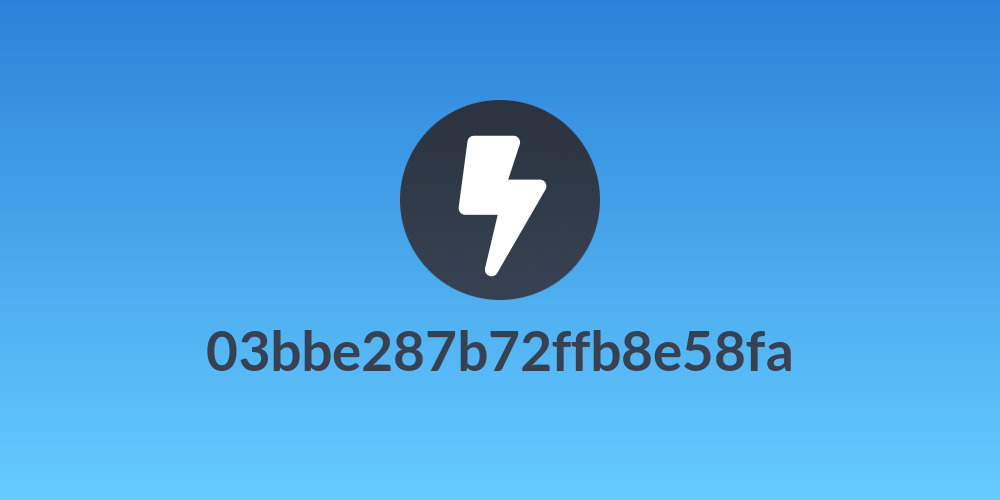03bbe287b72ffb8e58fa