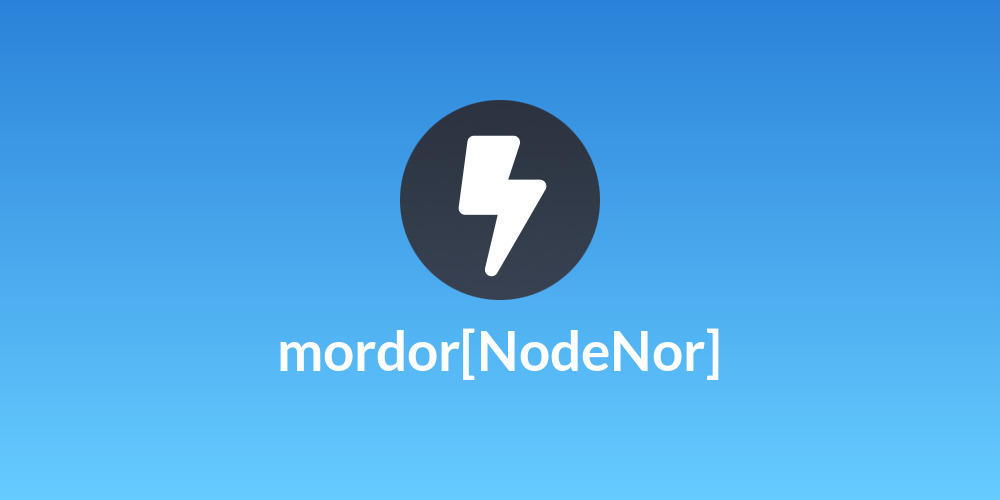 mordor[NodeNor]