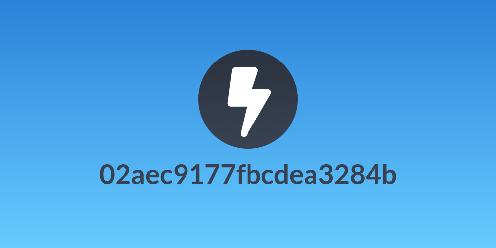02aec9177fbcdea3284b
