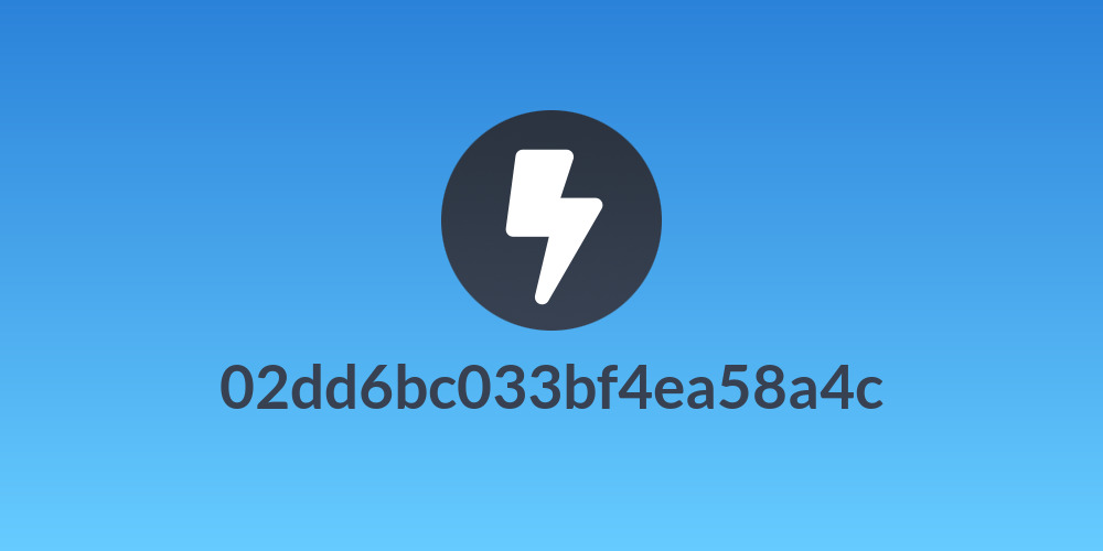 02dd6bc033bf4ea58a4c