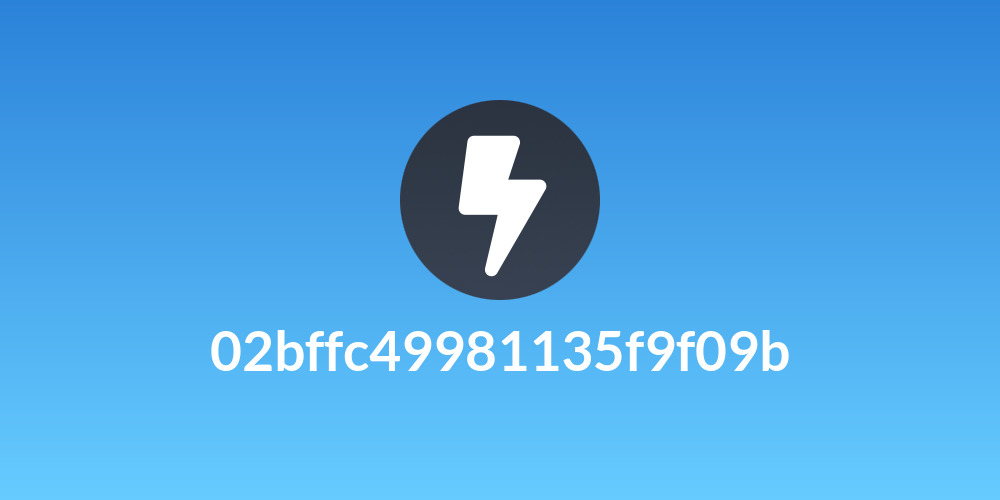 02bffc49981135f9f09b