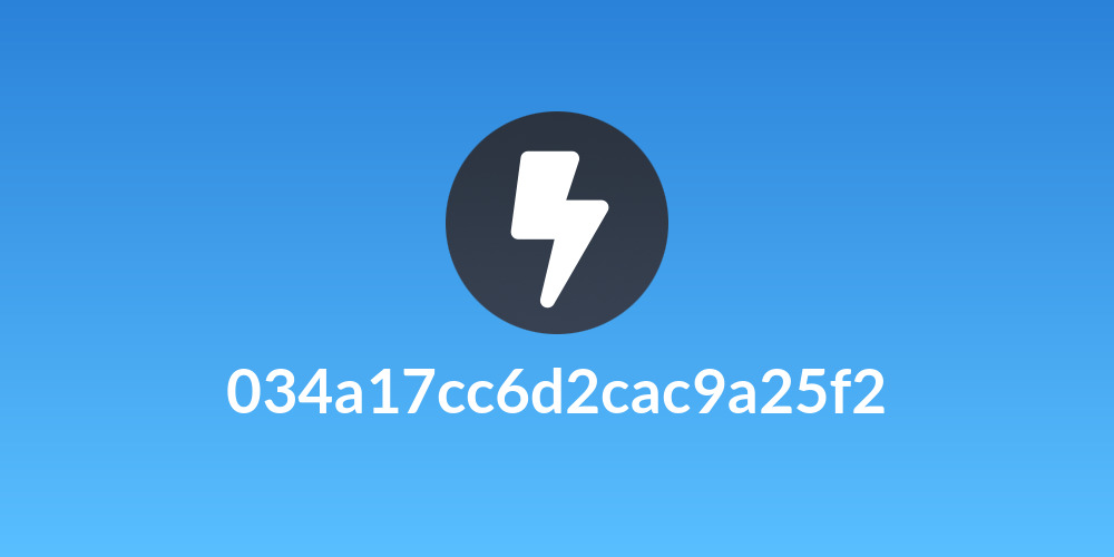 034a17cc6d2cac9a25f2