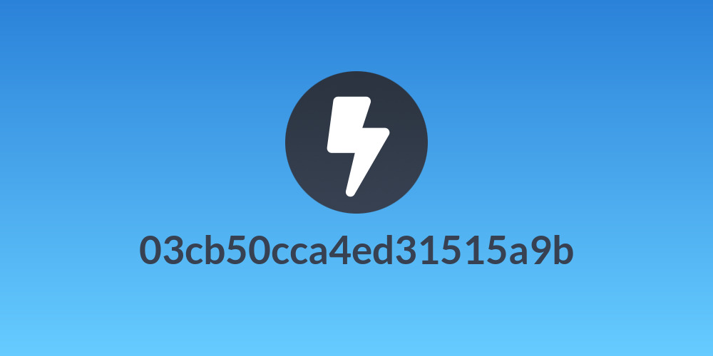 03cb50cca4ed31515a9b