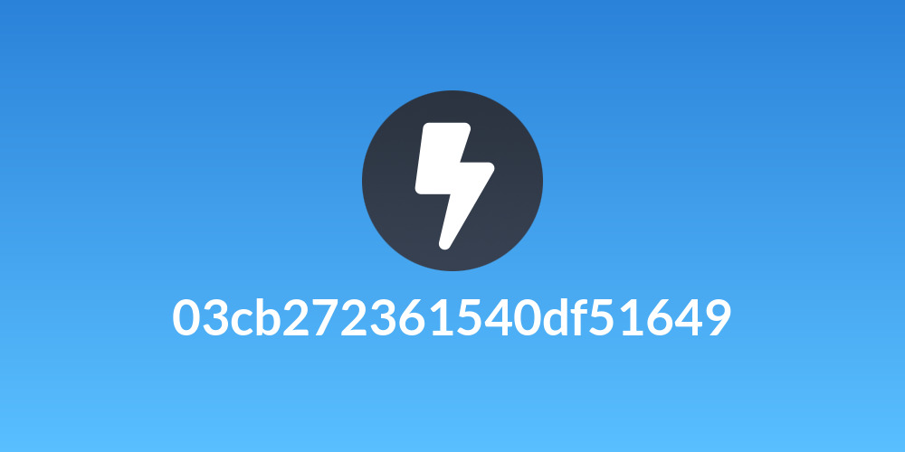 03cb272361540df51649