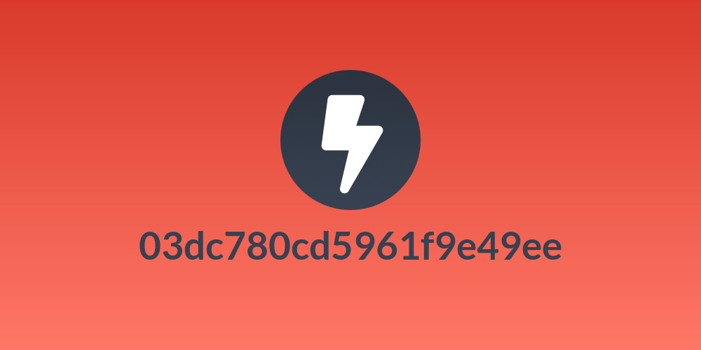 03dc780cd5961f9e49ee