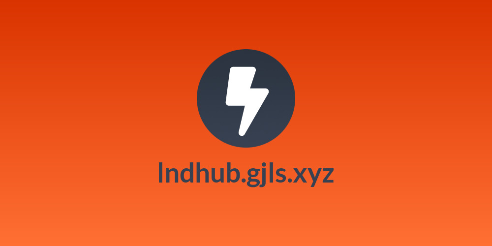 lndhub.gjls.xyz
