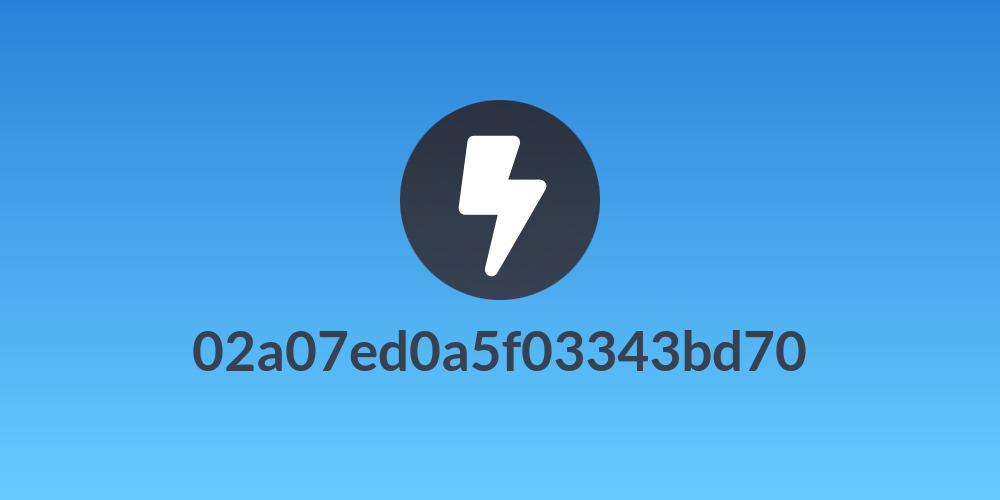 02a07ed0a5f03343bd70