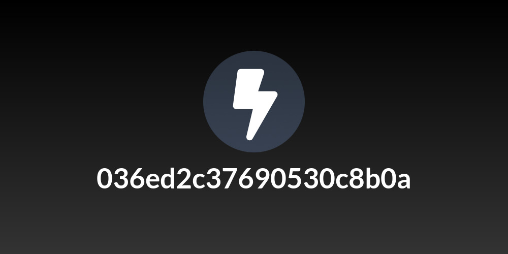 036ed2c37690530c8b0a